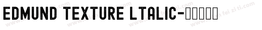 Edmund Texture ltalic字体转换